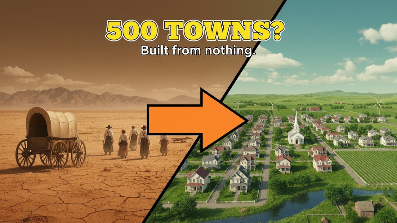 How Mormons Built 500 Towns From Scratch in 53 Years