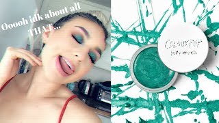 Testing out NEW Colourpop Jelly Shadows//GRWM