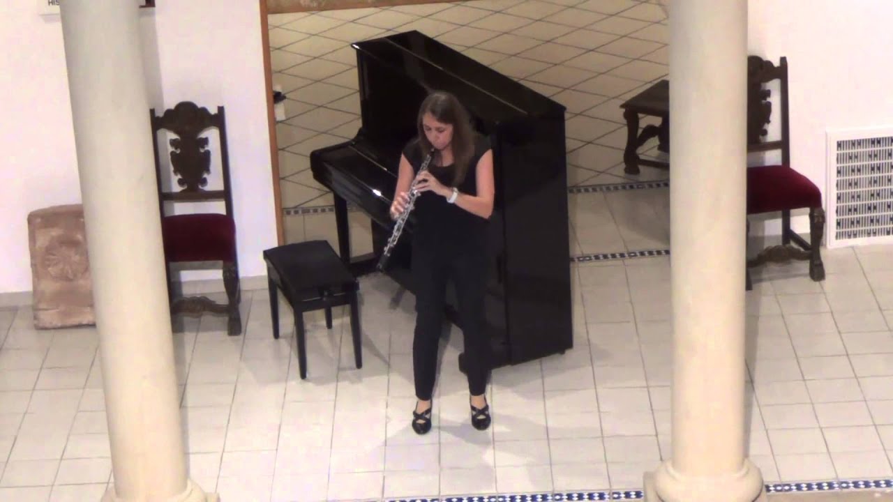 Tres estudios para oboe G. Silvestrini YouTube