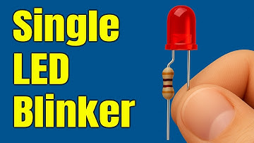 How to Build a Single LED Blinking Circuit | LED Flasher Circuit