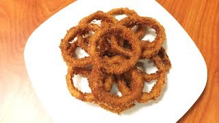 Homemade Crispy Onion Rings | Indian Style | Snacks and Appetizers