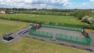 Parrot Bebop footage Misterton Cricket Field Nottinghamshire