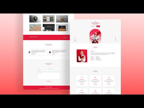 Responsive Portfolio Website Using Html Css & JavaScript | Crown Coder