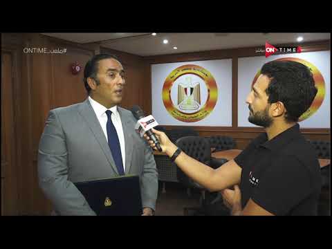 منتصر النبراوي رئيس شركتي بريزنتيشن يتحدث من تكريم وزارة الرياضة بعد تنظيم حفل قرعة مونديال اليد