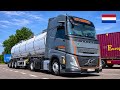 Netherlands Motorway Truck Spotting 4K | European Trucks on Rijksweg 29 and Numansdorp Truck Stop