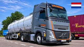 Netherlands Motorway Truck Spotting 4K | European Trucks on Rijksweg 29 and Numansdorp Truck Stop