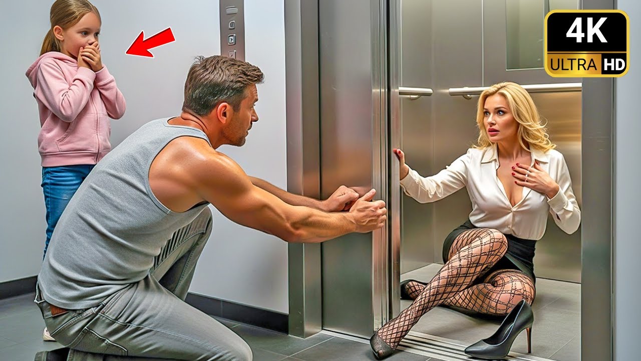CEO Got Stuck in the Elevator — A Single Dad Forced the Doors Open, Not Knowing What She’d Been…