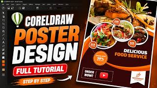 Información CorelDRAW Food Poster Design Tutorial  | Restaurant Flyer Design in CorelDRAW | Step by Step Actualización