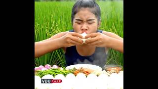 Egg Feast Challenge – She Eats Them All 🥚🔥 | VDO park #mukbang #foodielife #food #vdopark #viral