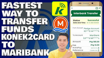 Fastest Way To Transfer Funds: Konek2CARD To MariBank PH Tutorial