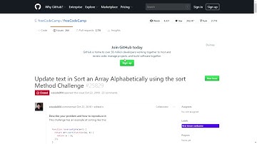 Sort an Array Alphabetically (BUG+SOLUTION) - freeCodeCamp