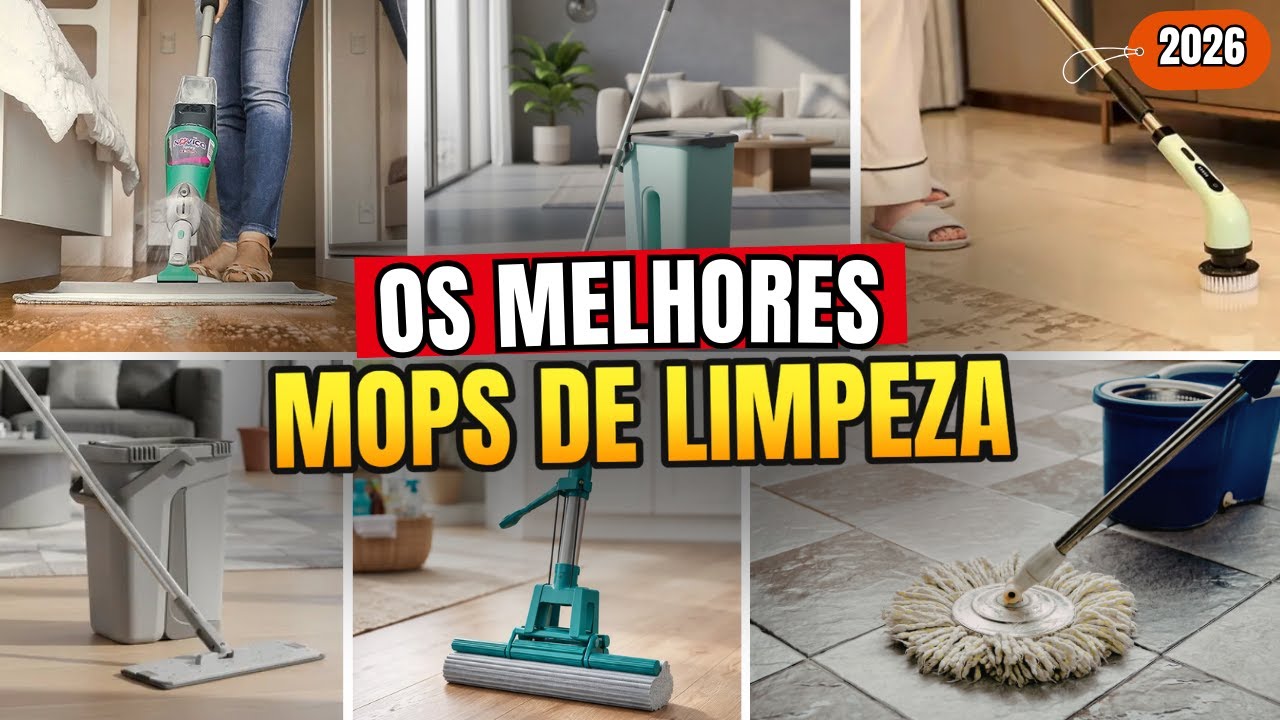 Qual o Melhor MOP DE LIMPEZA p/ comprar em 2026?Mop Spray, Mop Flat ...