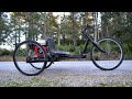 Homemade three wheeled motorized bike