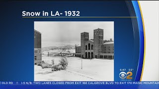 Snow Covers UCLA Back In 1932