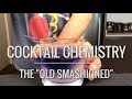 The old smashioned and the first cocktail chemistry tshirt