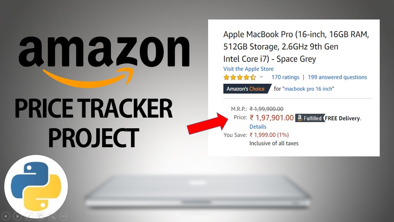 | Amazon Price Tracker Project using python( 10 lines ) 