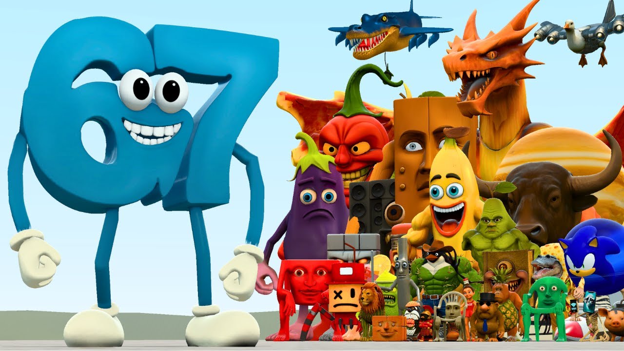 Новый 67 Сахур крадет Brainrot против совершенно нового итальянского ИИ Brainrot Memes Family в G...