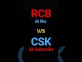 RCB vs CSK, RCB wale like Karen aur CSK wale subscribe Karen.