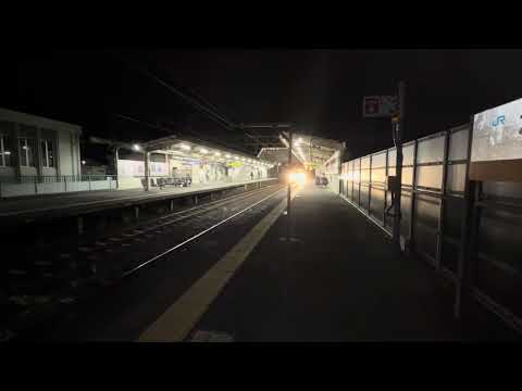 阪和線223系2500番台紀州路快速和歌山行き　　　六十谷駅到着！