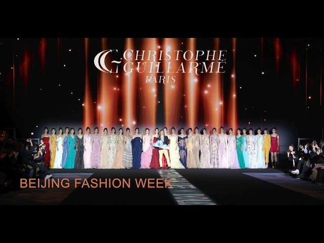 Beijing Fashion week Christophe Guillarmé closing runway representing France
