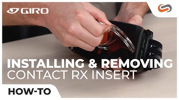 How to Install & Remove Rx Insert in Giro Contact Snow Goggle