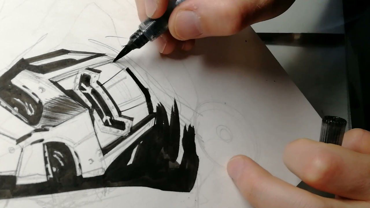 Jonas Scharf zeichnet Doctor Doom