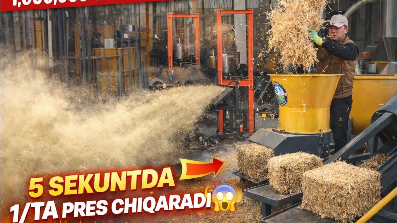 BU QANDAY TEZLIK?! 5 SEKUNTDA 1 TA PRES CHIQDI 😱. Nolon universal DROBILKALARI 2026