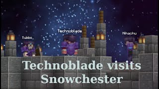 The Syndicate Visits Snowchester - Technoblade POV