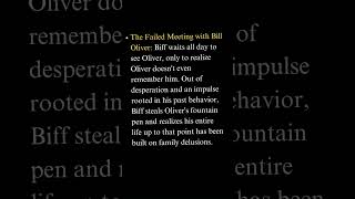Important places and major events I Death of a Salesman I UG TRB English I Unit 5