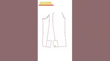 2-piece Sleeve Lining Pattern Drafting For Blazers [Pattern Making Tutorials] #shorts