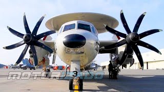 E-2D Advanced Hawkeye Aircraft and U.S. Military Fighter Jets in Japan