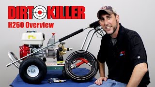 Dirt Killer H260 Pressure Washer Classic Honda Gas 2600 Psi 3.5 Gpm