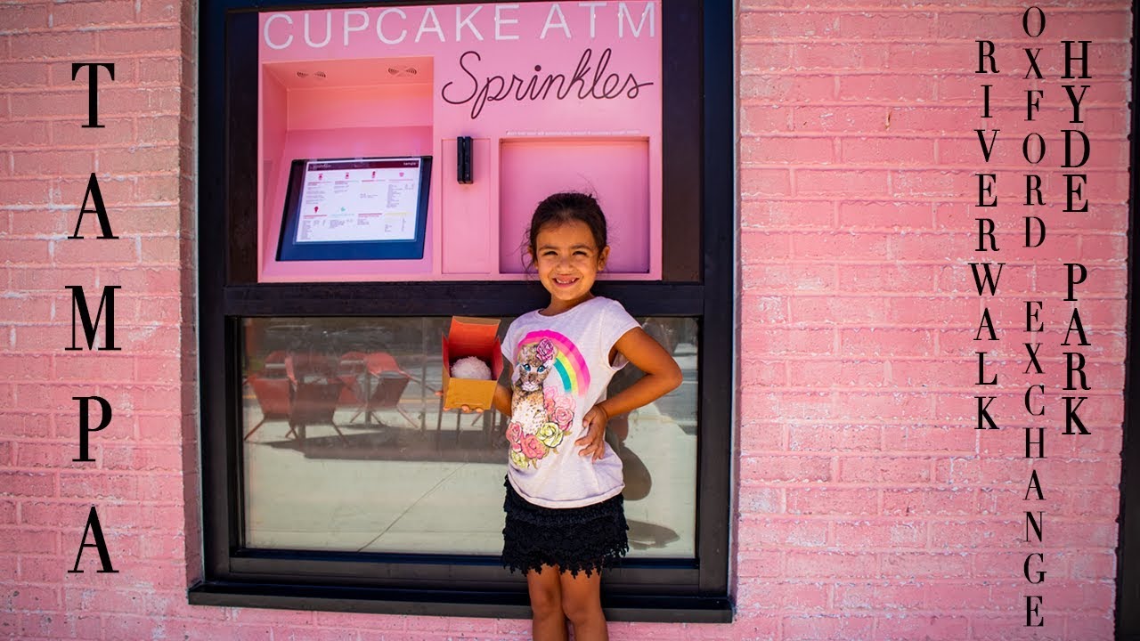 We found a Cupcake ATM! Sprinkles Cupcake Tampa YouTube