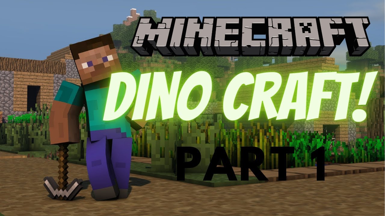 Dino Craft Part 1 - Minecraft Survival - YouTube