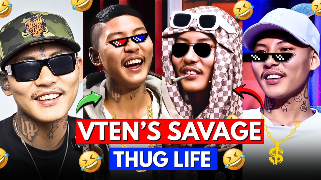 VTEN Thug Life 😈 | Savage Replies & Viral Moments