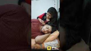 Bf sexy makeup done by Desi girl watch comedy