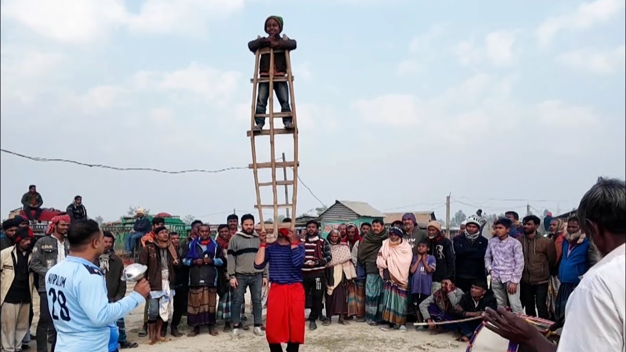 Extreme Rural Balance Skill in Bangladesh | Dangerous Village Game Shocks Crowd