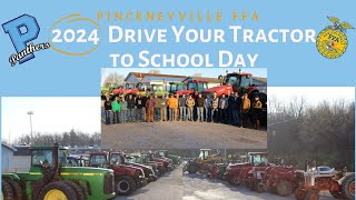 Pinckneyville High School FFA Drive Your Tractor To School Day for National Ag Week 2024