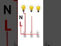 3 Bulb Controlled By 3 Switch Connection Diagram #electricalwiring #electricalswitch #drawing #easy