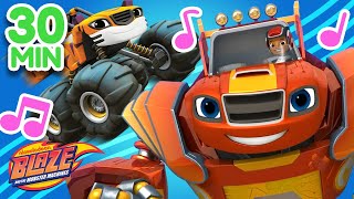 Blaze's Best Music With His Friends! 30 Minute Compilation | Blaze and the Monster Machines