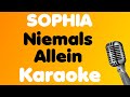 SOPHIA • Niemals Allein • Karaoke Mp3 Song