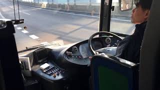 Crazy kwoon chung bus driver goes 90 km/h