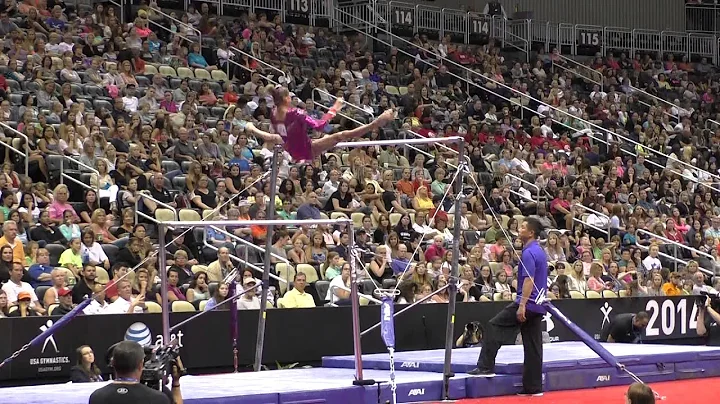 Ashton Locklear - Uneven Bars - 2014 P&G Champions...