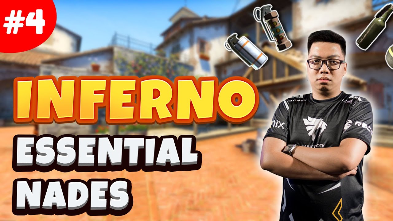[CS:GO] Inferno Essential Nades (Hướng dẫn ném bom map Inferno) - YouTube