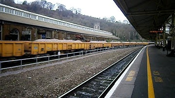 DB Schenker Class 66 no: 66109 @ Bath Spa Working 6Z52 On The 22-02-2012.