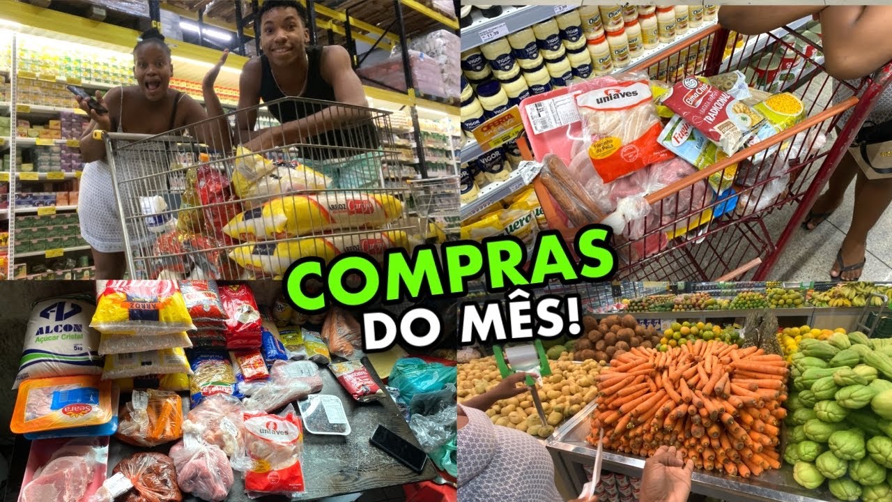 VEM FAZER AS COMPRAS DO MÊS COM A GENTE!!
