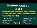 History Grade 9 Unit 7 Part 2 የ9ኛ ክፍል የታሪክ ትምህርት ምእራፍ 7 ክፍል 2