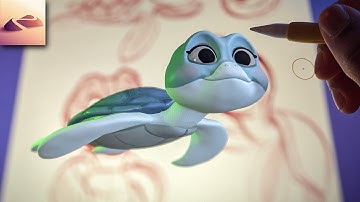 Making a turtle in Nomad Sculpt (part 3)