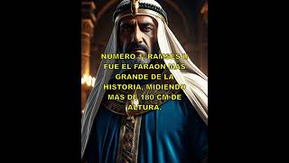 ¡3 Datos que quizás no sabías sobre Ramsés II!