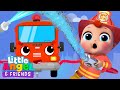 Baby John's Rescue Team | Little Angel And Friends Kid Songs